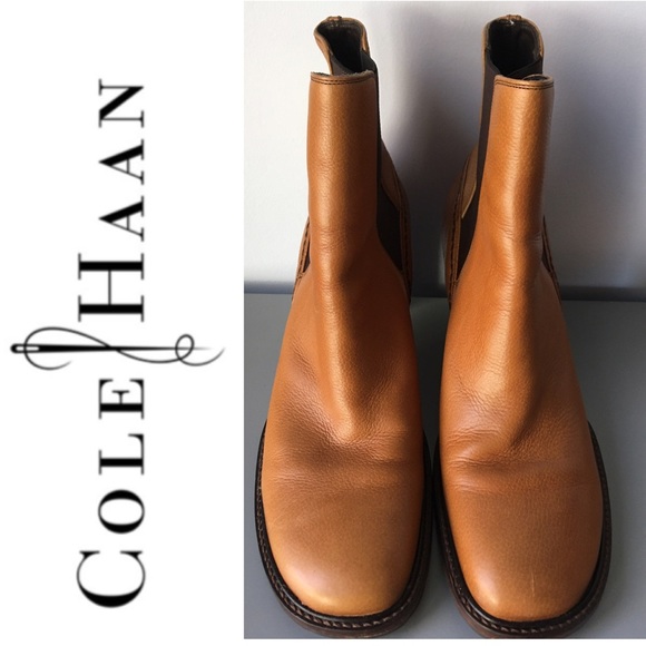 🐎 Cole Haan Country 10 B Boot Pull-on Heels Tread - Picture 4 of 8